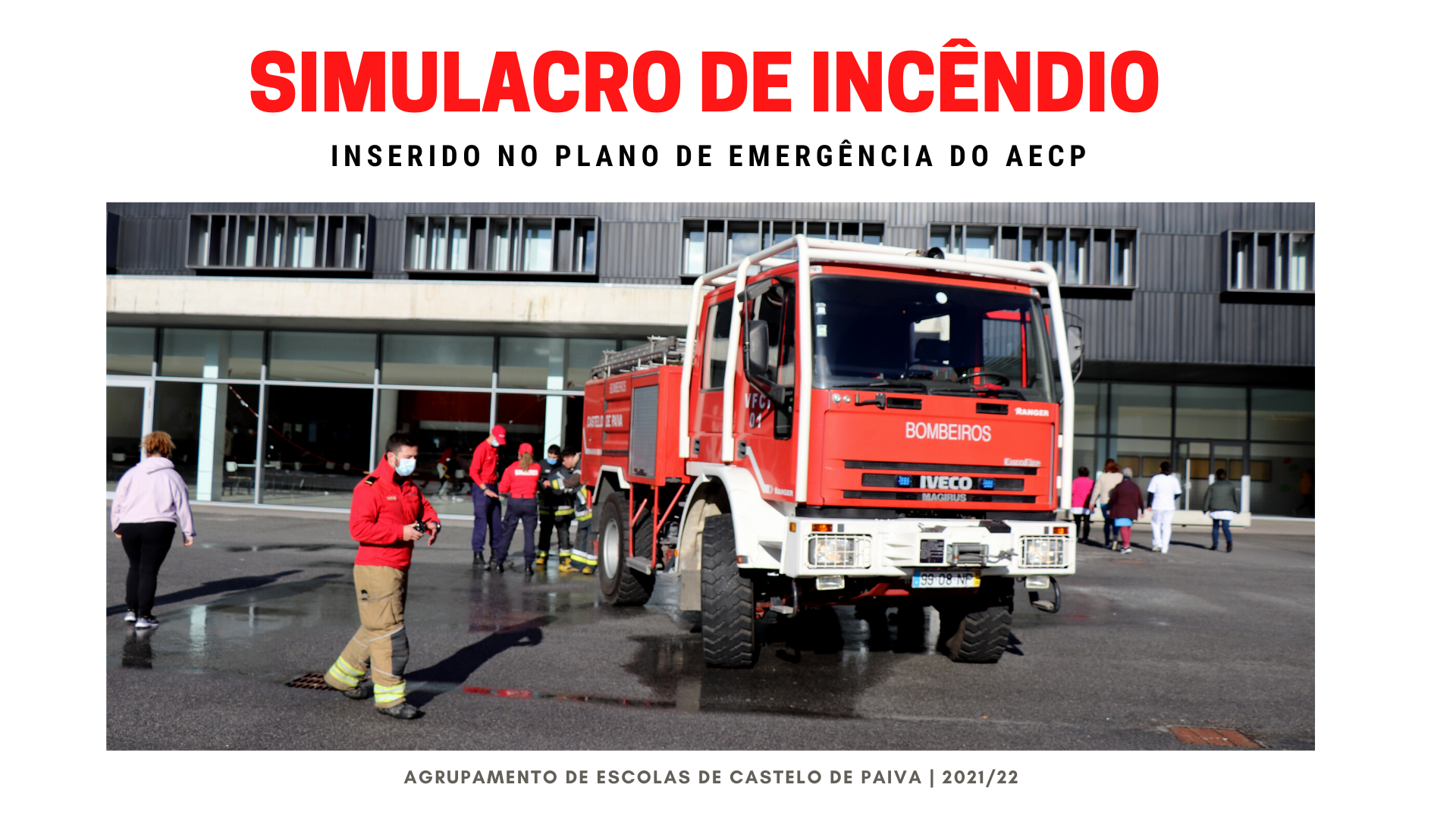 SIMULACRO DE INCÊNDIO NO AECP